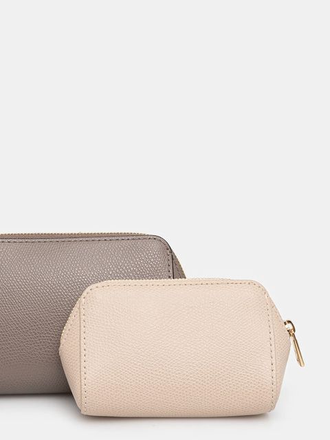 Furla kosmetyczka skórzana 2-pack kolor beżowy WE00453.ARE000.3782S