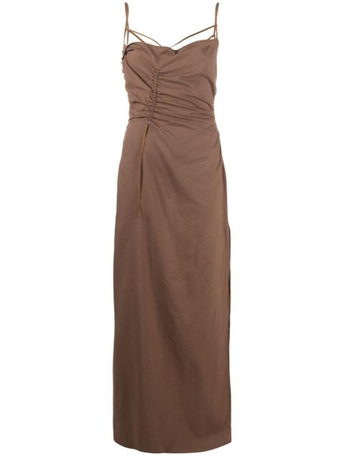 Jacquemus La robe Gaua maxi dress - Brown