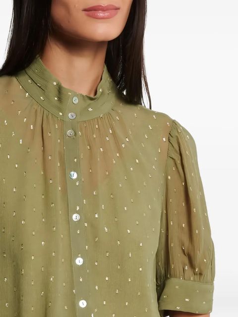 Ba&Sh Mimi buttoned blouse - Green