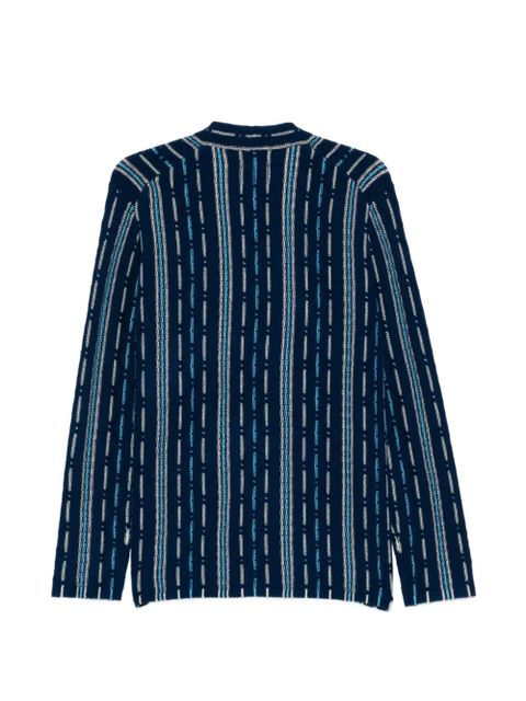 Guest In Residence striped V-neck cardigan - Blue - zdjęcie produktu nr 2