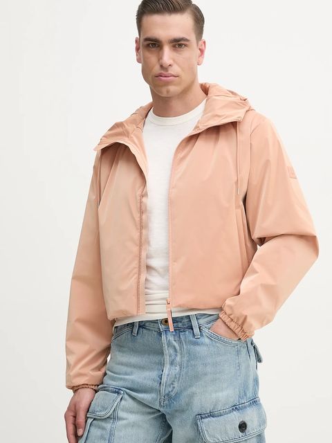 Rains kurtka Lohja Short Insulated Jacket W3T1 kolor różowy przejściowa 15780