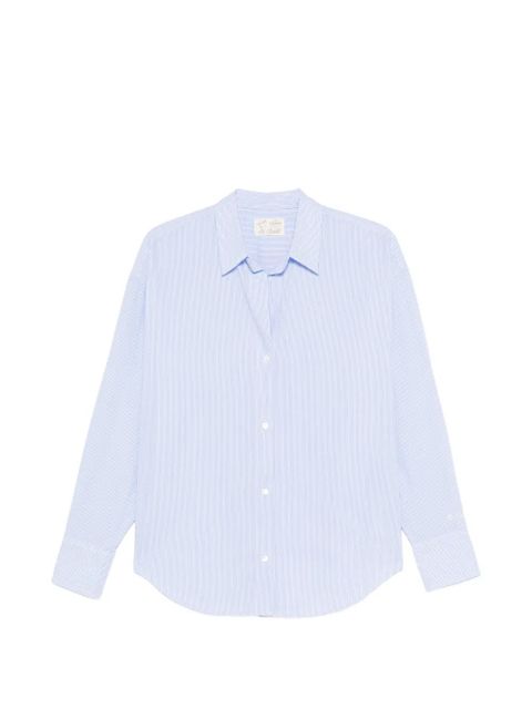 MC2 Saint Barth Cristal striped embroidered shirt - Blue - zdjęcie produktu nr 1