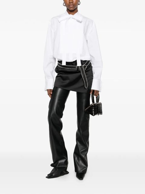 The Attico neck-tie mini dress - White - zdjęcie produktu nr 2