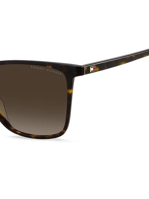 Tommy Hilfiger okulary przeciwsłoneczne damskie kolor brązowy TH 2292/S