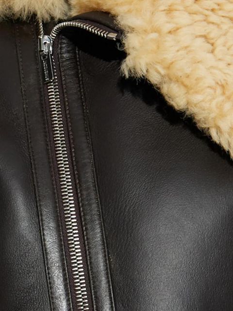 Jacquemus Aviatore zip-up jacket - Brown