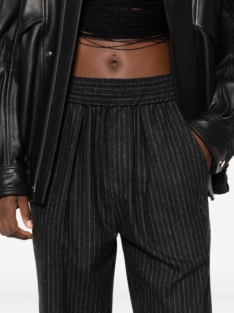 ISABEL MARANT pinstripe wool trousers - Grey
