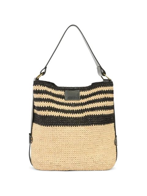 ISABEL MARANT Bayia raffia shoulder bag - Neutrals - zdjęcie produktu nr 1