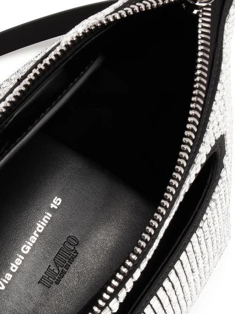 The Attico Via Dei Giardini 15 crystal tote bag - Silver - zdjęcie produktu nr 2