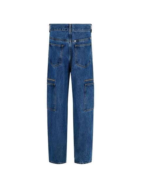 Givenchy zip-detail cargo pants - Blue - zdjęcie produktu nr 2