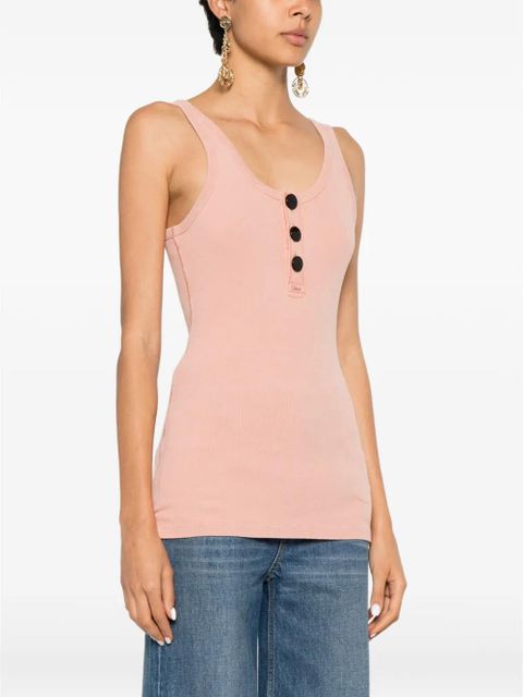 Chloé button T-shirt - Pink