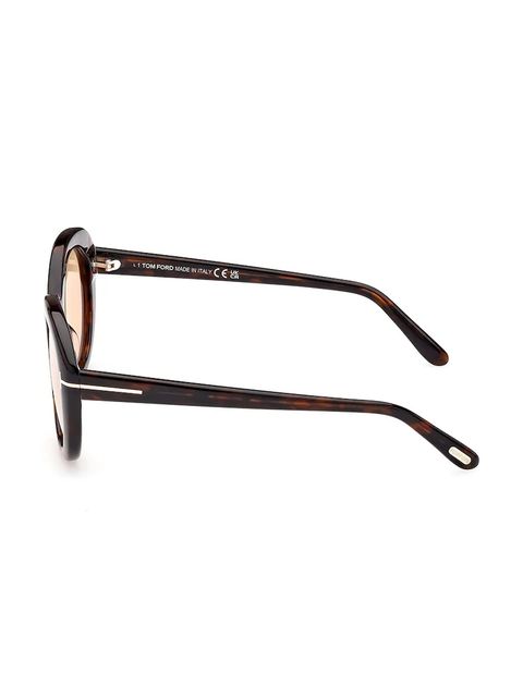Tom Ford okulary przeciwsłoneczne damskie kolor brązowy FT1009_5552E