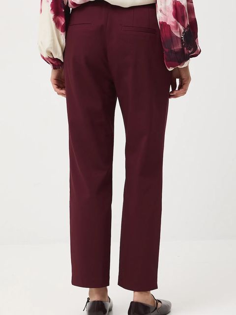 Medicine spodnie damskie kolor bordowy