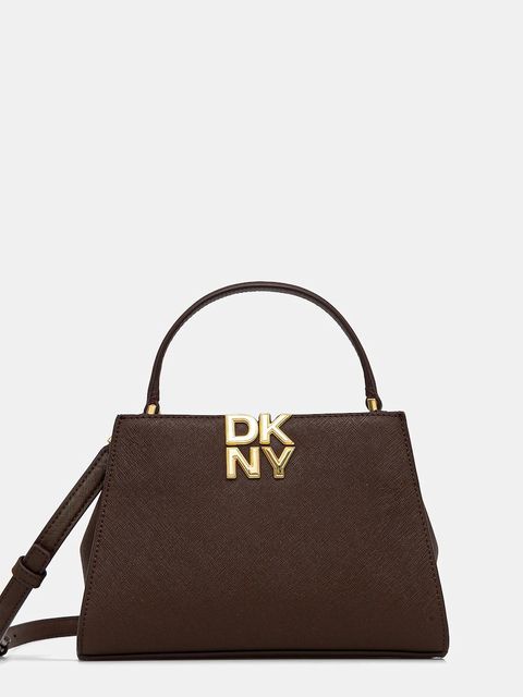 Dkny torebka skórzana FOSTER kolor brązowy R52D1L93 - zdjęcie produktu nr 1
