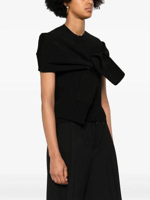 Jacquemus Le Haut Rica knitted top - Black