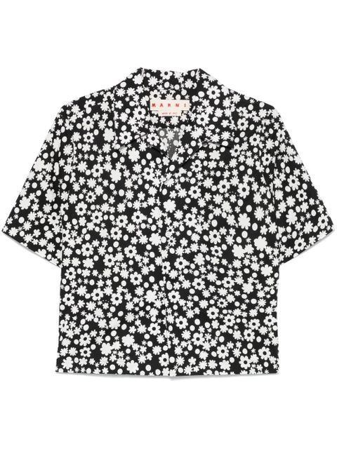 Marni poplin shirt - Black - zdjęcie produktu nr 1