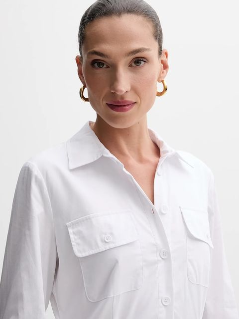 Bardot sukienka bawełniana kolor biały maxi rozkloszowana 60066DB