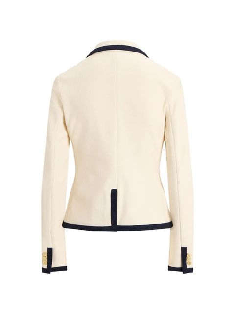 Lauren Ralph Lauren contrasting-trim blazer - Neutrals - zdjęcie produktu nr 2