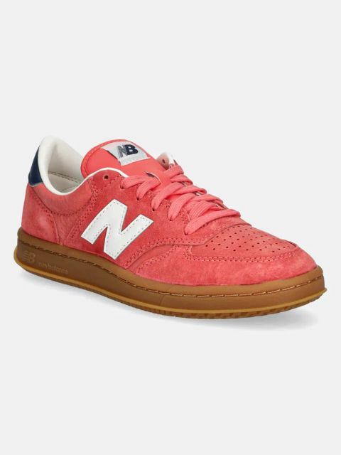 New Balance sneakersy zamszowe CT500 damskie kolor czerwony CT500AB