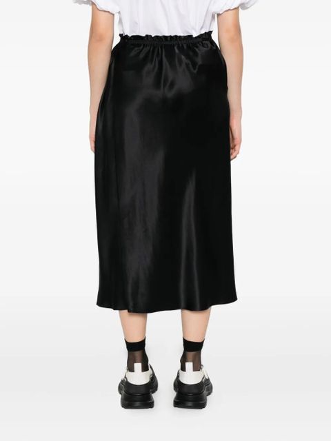 Simone Rocha ruffled silk skirt - Black