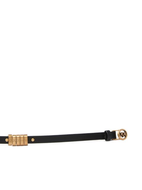 PINKO eyelet logo belt - Black