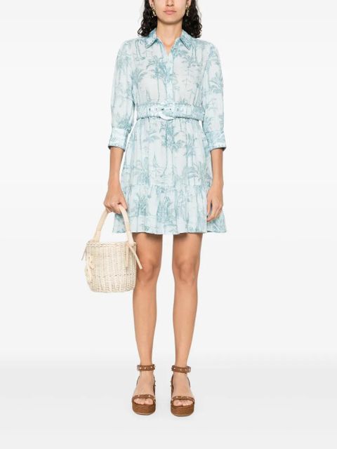 MC2 Saint Barth linen mini dress - Blue