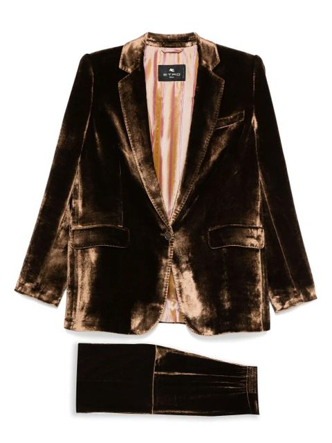 ETRO single-breasted suit - Brown - zdjęcie produktu nr 1