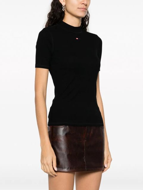 Diesel T-Mokky mock-neck T-shirt - Black