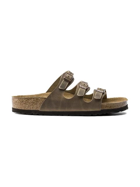 Birkenstock klapki skórzane Florida SFB - zdjęcie produktu nr 1