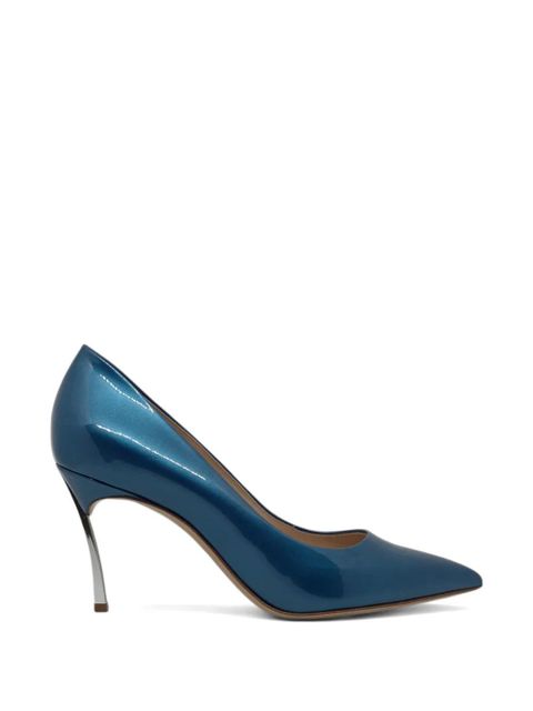 Casadei Superblade Jolly point-toe pumps - Blue - zdjęcie produktu nr 1