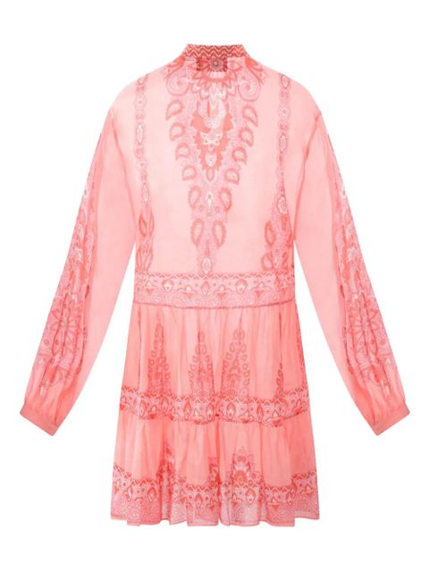 ETRO paisley-print mini dress - Red