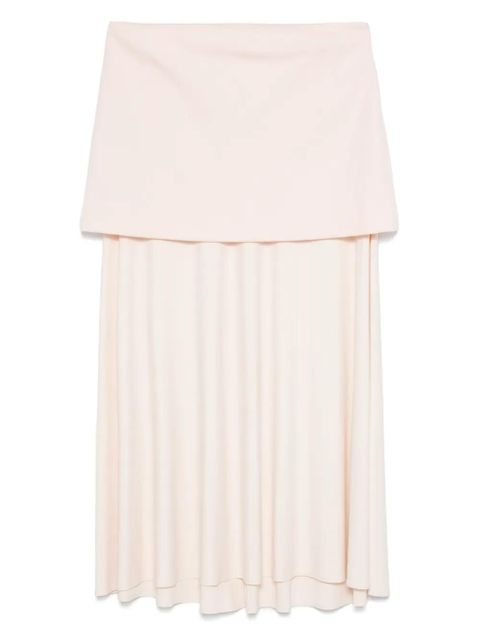 Jil Sander layered maxi skirt - Pink - zdjęcie produktu nr 2