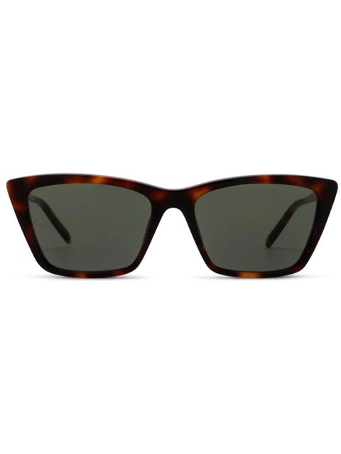 Saint Laurent Eyewear Mica Thin sunglasses - Brown - zdjęcie produktu nr 1