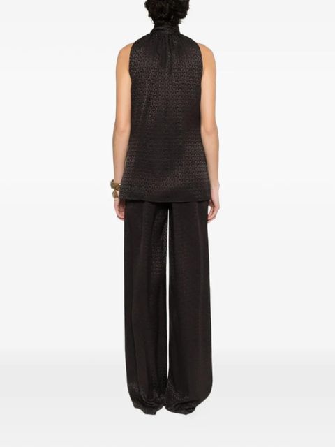 Gucci pussy-bow-collar blouse - Brown