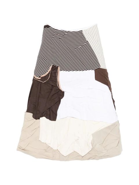 Moschino patchwork midi skirt - Neutrals - zdjęcie produktu nr 1
