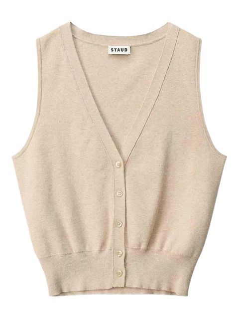 STAUD Ficus vest - Neutrals