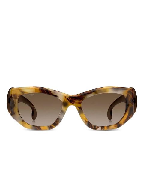ETRO paisley cat-eye sunglasses - Brown - zdjęcie produktu nr 1
