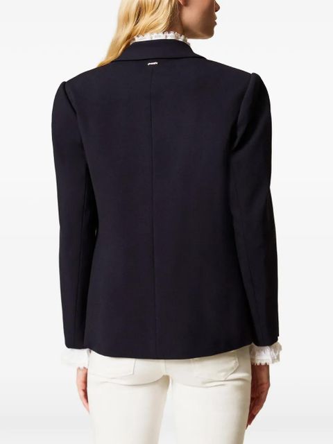 TWINSET decorative-button blazer - Blue