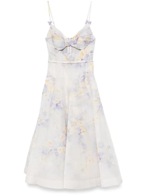 ZIMMERMANN Crush midi dress - White - zdjęcie produktu nr 1