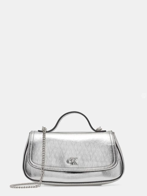 Calvin Klein torebka kolor srebrny LV04F3306G - zdjęcie produktu nr 1