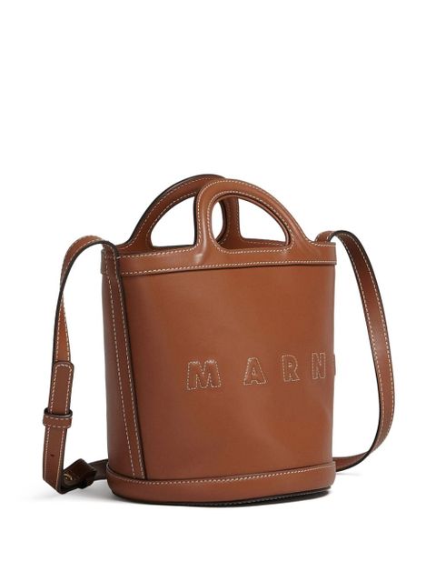 Marni small Tropicalia bucket bag - Brown