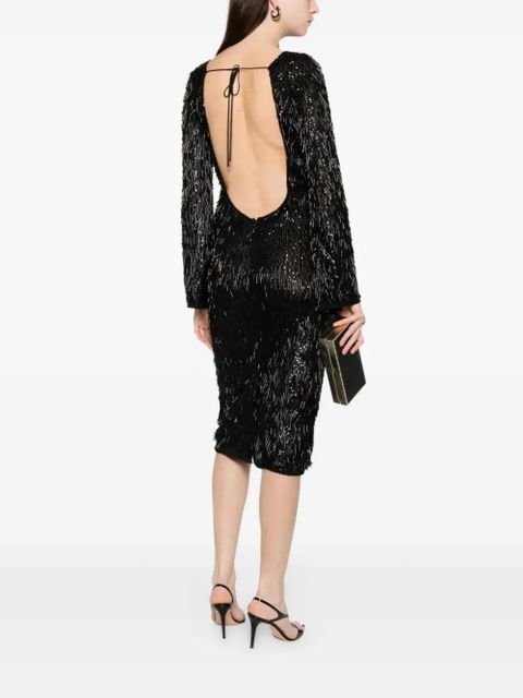 Dolce & Gabbana embellished midi dress - Black