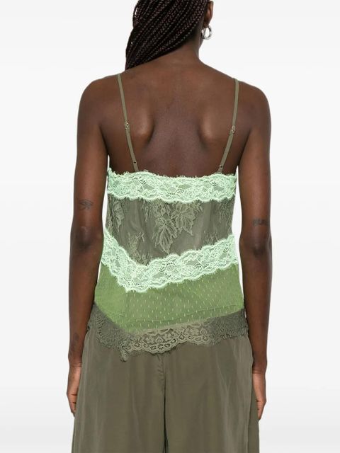 PINKO floral-lace pattern - Green