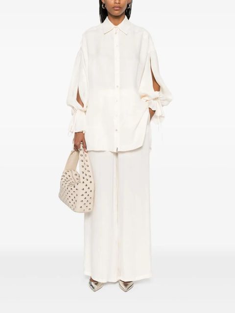 Blumarine gabardine tunic - Neutrals