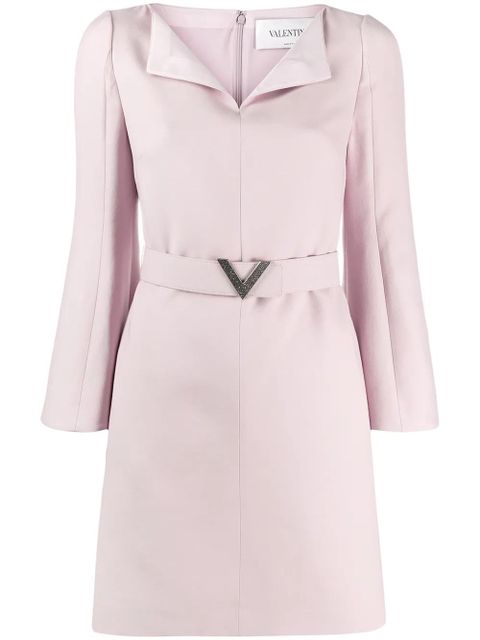 Valentino Garavani V pavé belted dress - Purple - zdjęcie produktu nr 1
