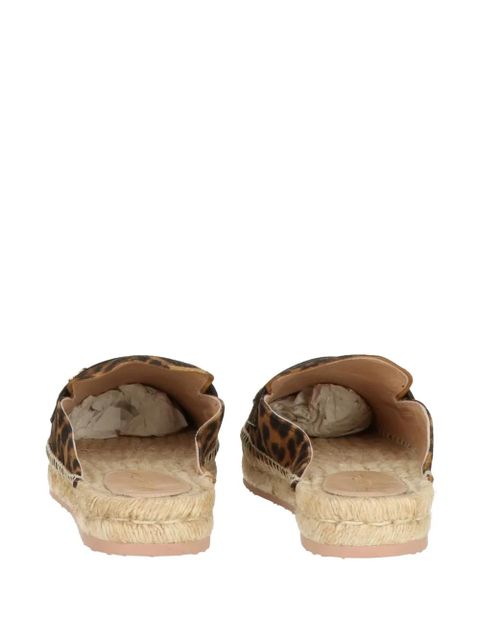 Gianvito Rossi animal-print sandals - Brown