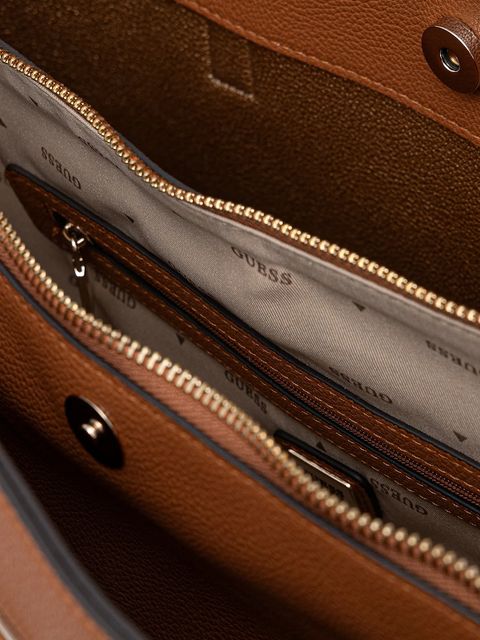 Guess torebka MERIDIAN kolor brązowy HWBG69 74230