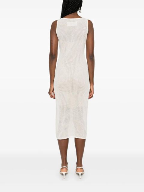 FENDI sleeveless midi dress - Neutrals - zdjęcie produktu nr 2