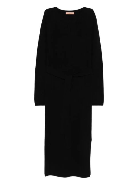 Yves Salomon belted dress - Black - zdjęcie produktu nr 1