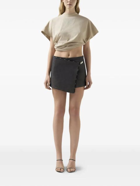 GCDS logo mini skirt - Grey - zdjęcie produktu nr 2