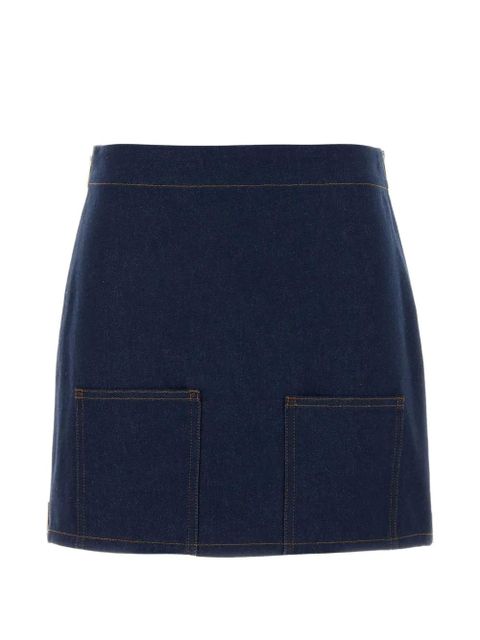 FENDI denim mini skirt - Blue - zdjęcie produktu nr 1